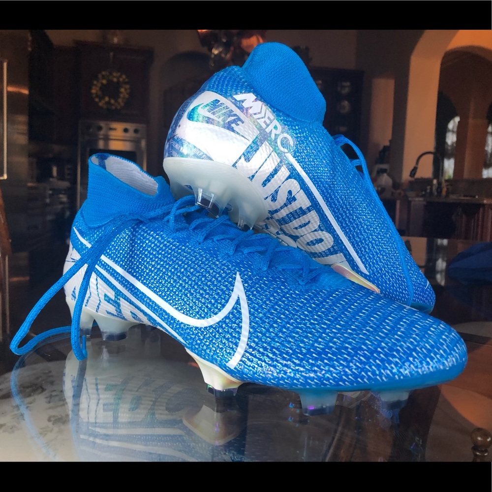 NIKE Mercurial Superfly 7 Elite FG BLUE SIZE 13